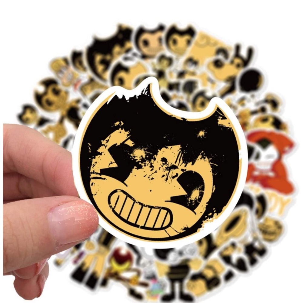 25 Bendy and the ink machine stickers
